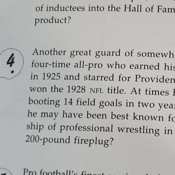 Pro Football Trivia More Than 950 NFL Questions by Bob Gill Softcover Book.... - Picture 11 of 16